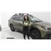 Test Fitting the Thule WingBar Evo Roof Rack on a 2020 Subaru Outback Wagon