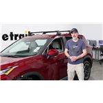 Test Fitting the Thule WingBar Edge Roof Rack on a 2025 Nissan Rogue