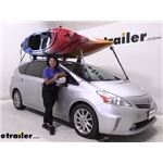 Thule The Stacker Rooftop Kayak Carrier Review - 2014 Toyota Prius v