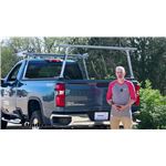 Installing the Thule TracRac SR Sliding Truck Bed Ladder Rack with Cantilever on a 2025 Chevrolet Si