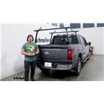 Thule TracRac TracONE Truck Bed Ladder Rack Installation Guide - 2024 Ford F-150 Video
