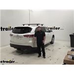 Thule WingBar Evo Crossbars Installation - 2016 Toyota Highlander