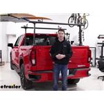 Thule Xsporter Pro Adjustable Height Truck Bed Ladder Rack Installation - 2022 GMC Sierra 1500