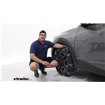 Pewag Servo RS Self-Tensioning Snow Tire Chains Installation - 2023 Hyundai Santa Cruz