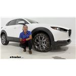Glacier Cable Tire Chains Installation - 2023 Mazda CX-30