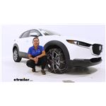 Konig Self-Tensioning Low-Profile Snow Tire Chains Installation - 2023 Mazda CX-30