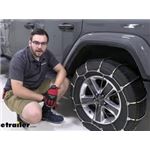 Titan Chain Cable Snow Tire Chains Installation - 2020 Jeep Wrangler Unlimited