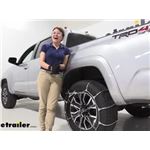 Titan Chain Cable Snow Tire Chain Installation - 2020 Toyota Tacoma