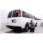Titan Chain Diagonal Alloy Cable Snow Tire Chains Installation - 2022 Chevrolet Express Van