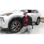 Titan Chain Cable Tire Chains Installation - 2022 Nissan Rogue