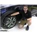Titan Chain Diagonal Alloy Cable Snow Tire Chains Installation - 2020 Mazda CX-30