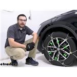 Titan Chain Diagonal Alloy Cable Snow Tire Chains Installation - 2021 Volkswagen Tiguan
