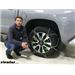 Titan Chain Diagonal Alloy Cable Snow Tire Chains Installation - 2019 Toyota Tundra