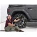 Titan Chain Alloy Snow Tire Chains Installation - 2020 Jeep Wrangler Unlimited