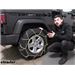 Titan Chain Alloy Snow Tire Chains Installation - 2017 Jeep Wrangler Unlimited