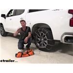 Titan Cable Snow Tire Chains Installation - 2020 Chevrolet Silverado 1500