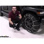 Titan Chain Cable Snow Tire Chains Installation - 2020 Jeep Gladiator