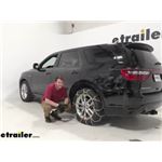 Titan Chain Alloy Snow Tire Chains Installation - 2021 Dodge Durango