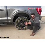 Titan Chain Diamond Alloy Snow Tire Chains Installation - 2021 Ford F-150