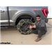 Titan Chain Diamond Alloy Snow Tire Chains Installation - 2021 Ford F-150
