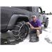 Titan Chain V-Bar Snow Tire Chains Installation - 2021 Jeep Gladiator