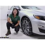 Titan Chain Twist Link Tire Chains Installation - 2022 Chevrolet Malibu