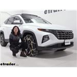 Titan Chain Diamond Alloy Snow Tire Chains Installation - 2022 Hyundai Tucson