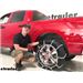 Titan Snow Tire Chains with Cams for Wide Base Tires Installation - 2022 Ram 1500 Classic