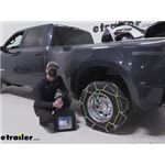 Titan Alloy Snow Tire Chains Installation - 2022 Ram 3500