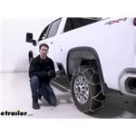 Titan Chain Alloy Snow Tire Chains Installation - 2023 Chevrolet Silverado 2500