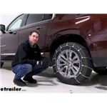 Titan Cable Snow Tire Chains Installation - 2023 Yukon XL