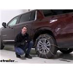 Titan Chain Snow Tire Chains for Wide Base Tires Installation - 2023 GMC Yukon XL