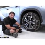 Titan Chain Alloy Snow Tire Chains with Cams Installation - 2022 Toyota Highlander
