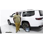 Titan Chain Snow Tire Chains Installation - 2023 Jeep Wagoneer L