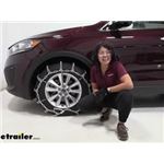 Titan Chain V-Bar Snow Tire Chains Installation - 2019 Kia Sorento
