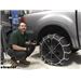 Titan Chain V-Bar Snow Tire Chains Installation - 2021 Ford Ranger