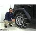 Titan Chain V-Bar Snow Tire Chains Installation - 2020 Jeep Wrangler Unlimited
