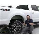 Titan Chain Snow Tire Chains Installation - 2021 Ford F-250 Super Duty