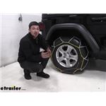 Titan Chain Alloy Snow Tire Chains Installation - 2020 Jeep Wrangler Unlimited TC2321
