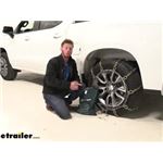 Titan Square Link Snow Chains with Cam Tighteners Installation - 2020 Chevrolet Silverado 1500