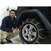 Titan Twist Link Tire Chains Installation - 2020 Jeep Wrangler Unlimited