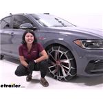 Titan Chain Twist Link Tire Chains Installation - 2021 Volkswagen Jetta