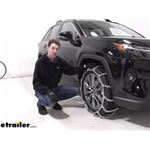 Titan Chain V-Bar Snow Tire Chains Installation - 2022 Toyota RAV4