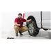 Titan Chain Diagonal Alloy Cable Snow Tire Chains Installation - 2023 Ford F-150