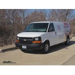 Mount: Curt Trailer Hitch Receiver on a 2008 Chevrolet Express Van