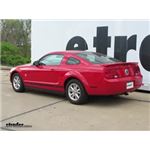 Trailer Hitch Installation - 2009 Ford Mustang - Draw-Tite