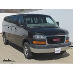 Trailer Hitch Installation - 2012 GMC Savana Van - Curt 13040