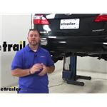 How to Install the Draw-Tite Sportframe Trailer Hitch Receiver on a 2013 Mazda 5