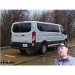 Curt Trailer Hitch Installation - 2016 Ford Transit T350
