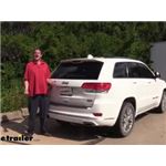 etrailer.com Trailer Hitch Installation - 2017 Jeep Grand Cherokee